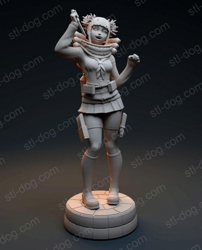 我的英雄学院 咎日美子 Himiko Toga 3D打印图纸